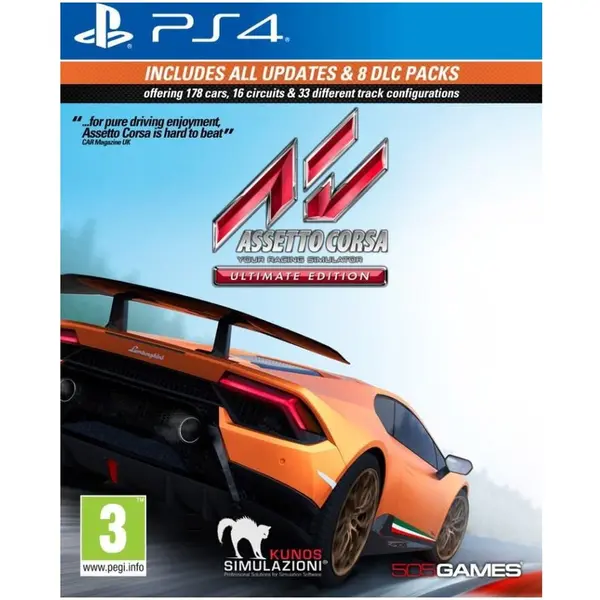 505 games Joc Assetto Corsa Ultimate Edition pentru PlayStation 4
