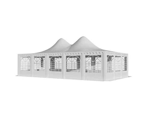 5x10 m Pagoda ECONOMY PVC 500, alb - Default Title