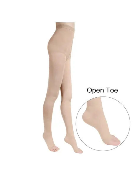 5XL - Ciorapi Compresivi Medicali Soxly Clasa I (15-21 mmHg) - Tip Pantalon - Bej - Vârf Deschis Ciorapi Compresivi Medicali Soxly Tip Pantalon Clasa I...
