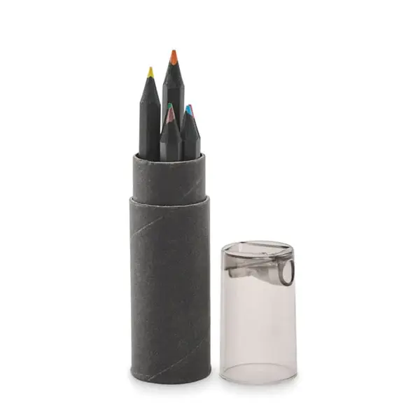 6 creioane de colorat negre 6 creioane de colorat negre