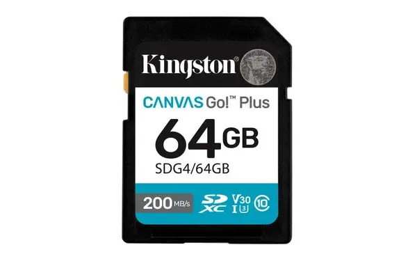 64GB SDXC Canvas Go Plus Gen4 200MB/s C1 64GB SDXC Canvas Go Plus Gen4 200MB/s C1