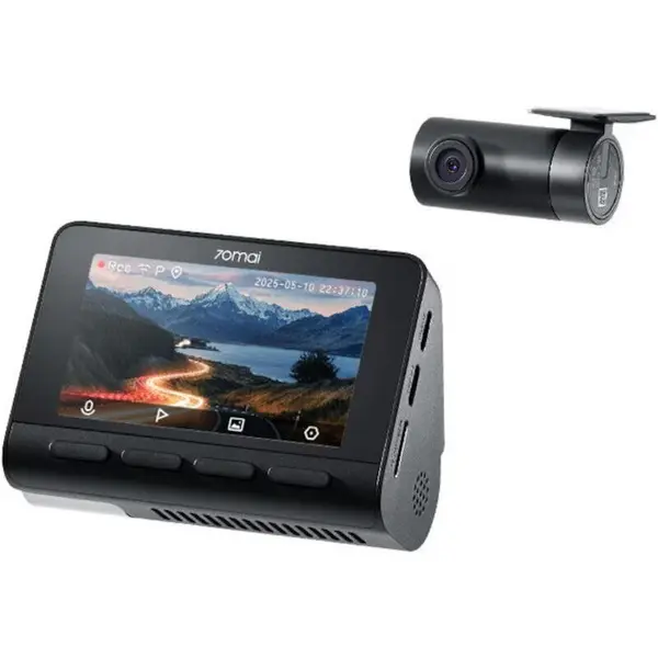 70MAI Camera auto DVR 70mai A800SE Dash Cam Pro Plus 4K UltraHD + camera spate 70mai RC22, IPS 3.0, 140 FOV, ADAS, GPS, Night Vision, Wi-Fi, 4G, Upgrade de la A800S