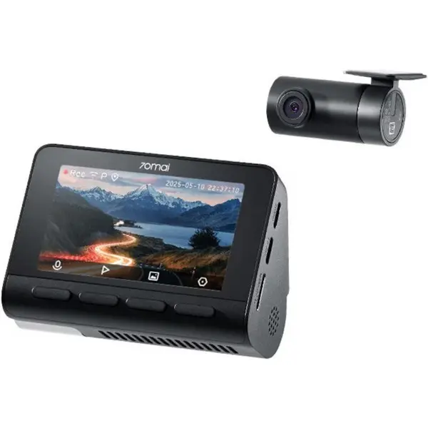 70MAI Camera auto DVR 70mai A800SE Dash Cam Pro Plus 4K UltraHD + camera spate 70mai RC22, IPS 3.0, 140 FOV, ADAS, GPS, Night Vision, Wi-Fi, Upgrade de la A800S