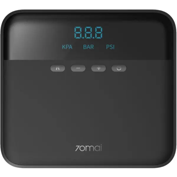70MAI Pompa electrica portabila (compresor aer) Xiaomi 70Mai Air Lite TP03 pentru trotinete electrice, biciclete, orice roata pneumatica, Negru