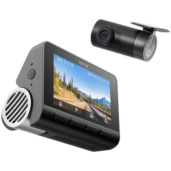 70MAI Set Camere Video Auto 70mai Dash Cam 4K A810S-2 si camera luneta, Ecran 3, IPS, Negru