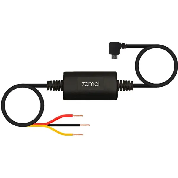 70MAI Xiaomi 70mai Hardware Kit, Set pentru alimentarea camerelor in modul parcare, Negru