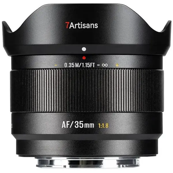 7Artisans Obiectiv AF 7Artisans, 35mm, F1.8 STM APS-C, FujiFilm X, FX, Negru