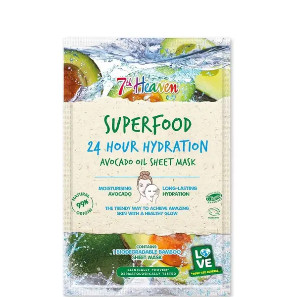 7th Heaven Superfood Hydration Avocado Oil Sheet 18g