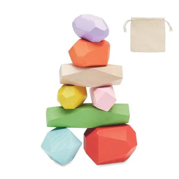 8 piese lemn stivuite,in pouch 8 piese lemn stivuite,in pouch