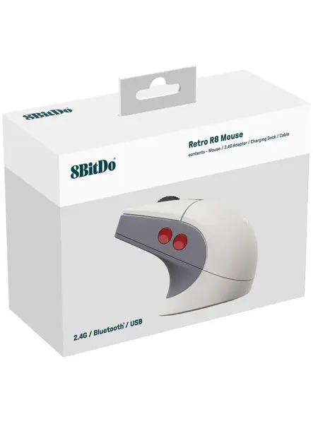 8bitdo Retro R8 Mouse N Edition White