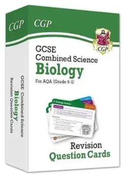 9-1 GCSE Combined Science: Biology AQA Revision Question Cards, Hardback/CGP Books