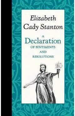 A Declaration of Sentiments and Resolutions - Elizabeth Stanton