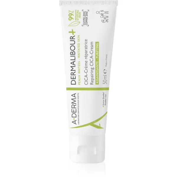 A-Derma Dermalibour+ crema regeneratoare pentru piele iritata 50 ml