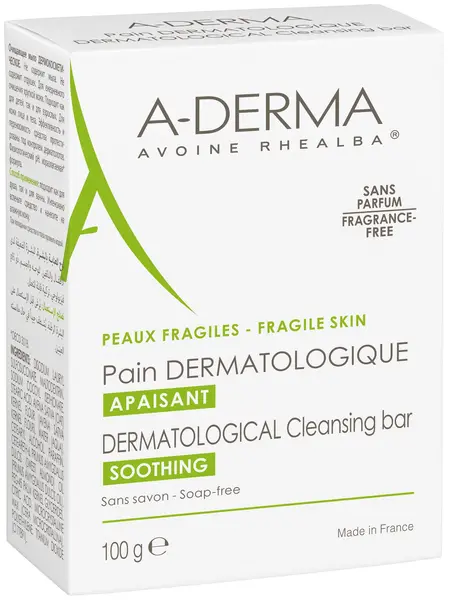 A-Derma Essentiel Care Săpun de curățare dermatologic, 100 g