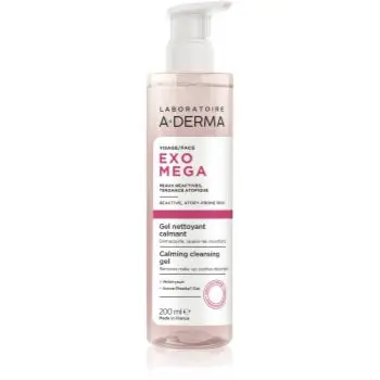 A-Derma Exomega Calming Cleansing Gel Gel demachiant cu efect calmant
