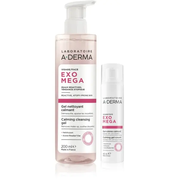 A-Derma Exomega Calming Set set pentru piele uscata spre atopica