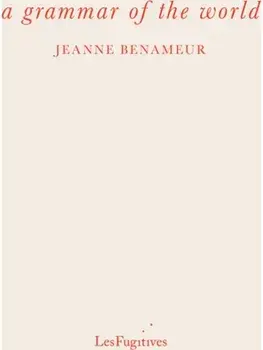 a grammar of the world, Paperback/Jeanne Benameur
