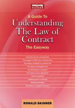 A Guide To Understanding The Law Of Contract, Paperback/Ronald Skinner
