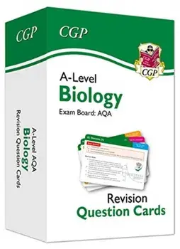 A-Level Biology AQA Revision Question Cards, Hardback/CGP Books