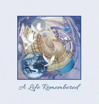 'A Life Remembered' Funeral Guest Book, Memorial Guest Book, Condolence Book, Remembrance Book for Funerals or Wake, Memorial Service Guest Book: A Ce, Hardcover/Angelis Publications