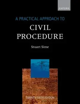 A Practical Approach to Civil Procedure. 26 Revised edition, Paperback/***
