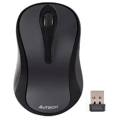 A4tech Mouse Optic Wireless A4TECH G3-280N-GG, 1000DPI, Negru