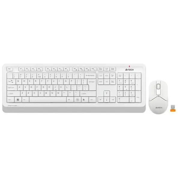 A4tech Set Tastatura si Mouse, A4Tech FG1012, Wireless, USB, Alb