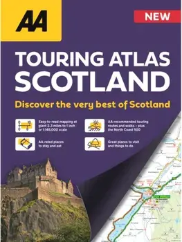 AA Touring Atlas Scotland, Spiral Bound/***