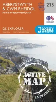 Aberystwyth and Cwm Rheidol. September 2015 ed, Sheet Map/Ordnance Survey