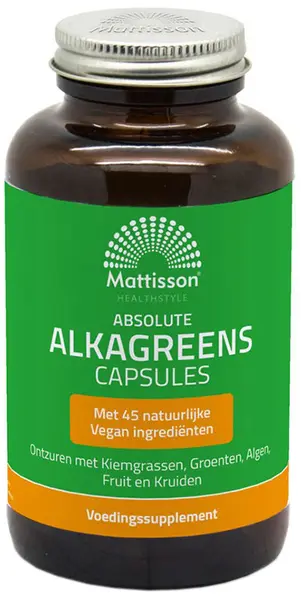 Absolute AlkaGreens, 180 capsule, Mattisson Healthstyle