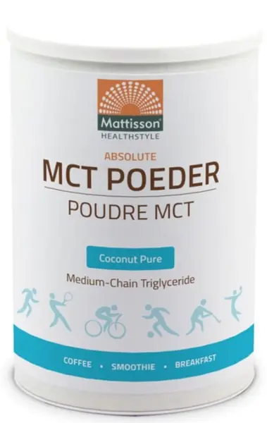 Absolute MCT Powder, 330 g, Mattisson Healthstyle