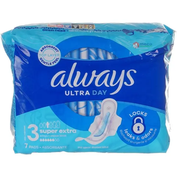 Absorbante Always Ultra Day, 7 Bucati