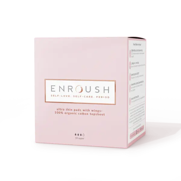 Absorbante din bumbac organic super – 10 bucăți Enroush Absorbante din bumbac organic super – 10 bucăți Enroush
