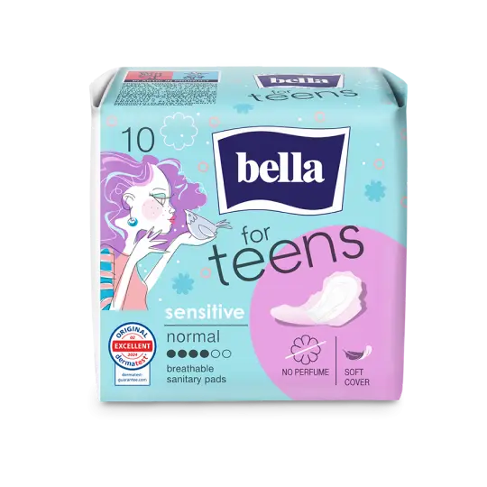 Absorbante igienice Teens Sensitive, 10 bucati, Bella
