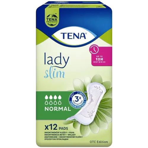 Absorbante pentru incontinenta urinara Lady Slim Normal, 12 bucati, Tena
