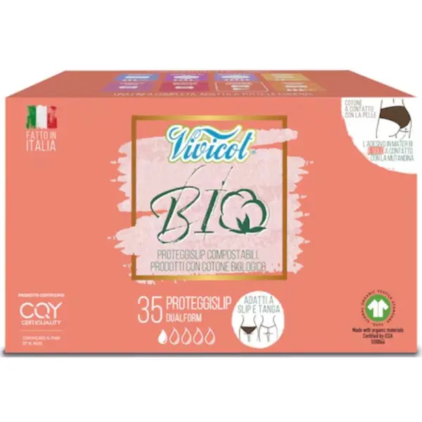 Absorbante Zilnice Bio, Dualform, Vivicot, 35 Bucati