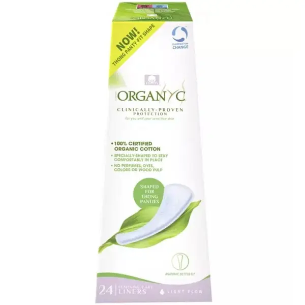 Absorbante Zilnice pentru Tanga, 24 Bucati, Organyc