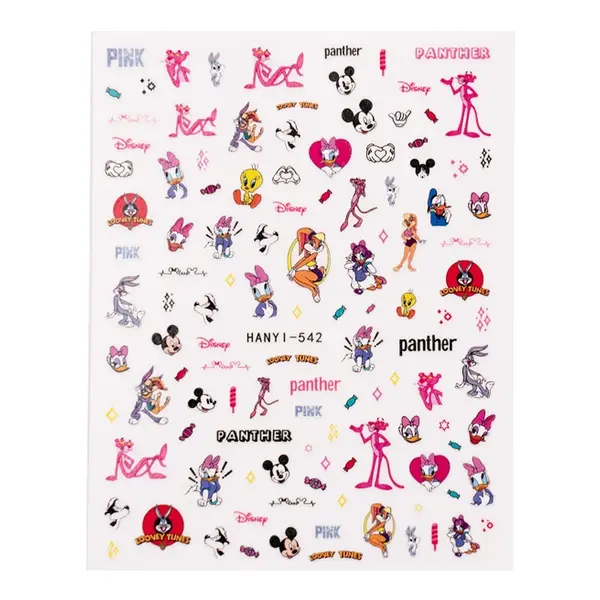 Abtibild Unghii SensoPRO Milano - Cartoon Cuties
