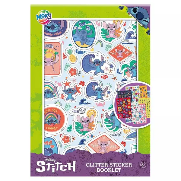 Abtibilduri cu sclipici - Stitch