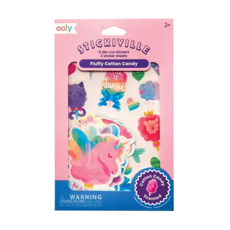 Abtibilduri parfumate - Stickiville Fluffy Cotton Candy