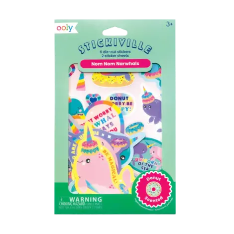 Abtibilduri parfumate - Stickiville Nom Nom Narwhals