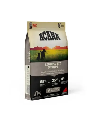 ACANA Light & Fit Dog hrana uscata caini adulti supraponderali 6 kg
