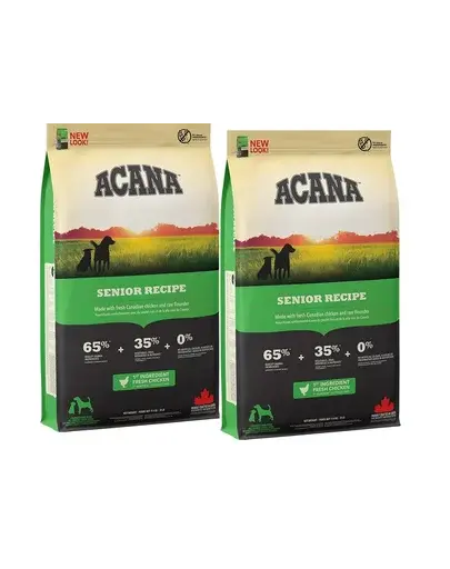 ACANA Senior Dog hrana uscata caini seniori 22.8 kg (2 x 11.4 kg)