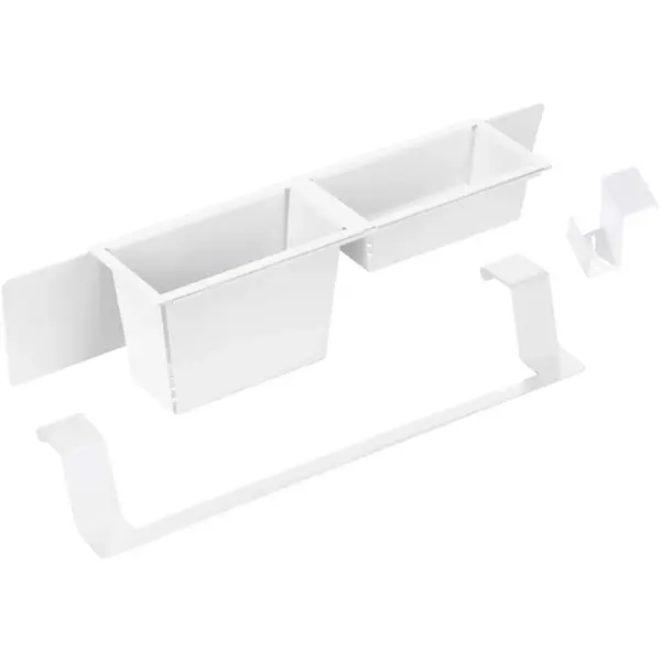 Accesorii albe pentru chiuveta de bucatarie Deante, Magnetic