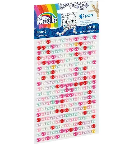 Accesorii creatie perle autoadezive,culori pastelate,6mm, 260 bucati