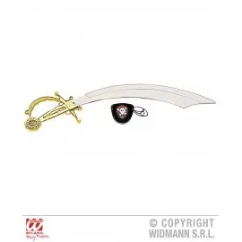 Accesoriu carnaval Set Sabie Pirat cu Eyepatch