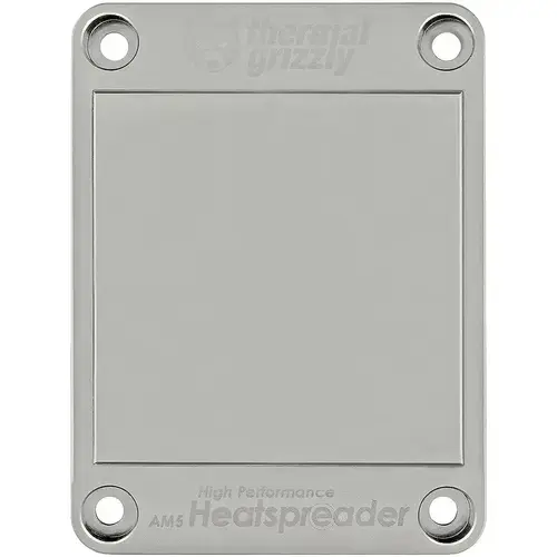 Accesoriu cooler ThermalGrizzly High Performance, Heatspreder, AM5, cupru nichelat, exclusiv pentru Ryzen 7000 delidded, Argintiu