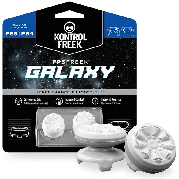 Accesoriu KontrolFreek - Performance Thumbsticks FPS Freek Galaxy, alb (PS4/PS5)