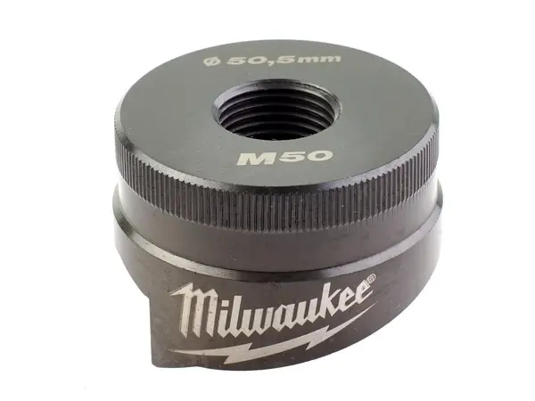 Accesoriu stantare Milwaukee Punch M50, 50.5 mm, pentru otel inoxidabil si moale, aluminiu, 4932430848