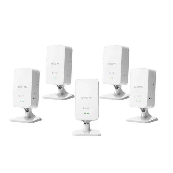 Access Point dual-band HPE Aruba Networking Instant On AP22D S1U81A, Wi-Fi 6, Dual Radio, 2x2 MIMO, 2.5 GbE Uplink, 4x GbE Downlink, 2x PoE Out, 1.7 Gbps, 5 bucati